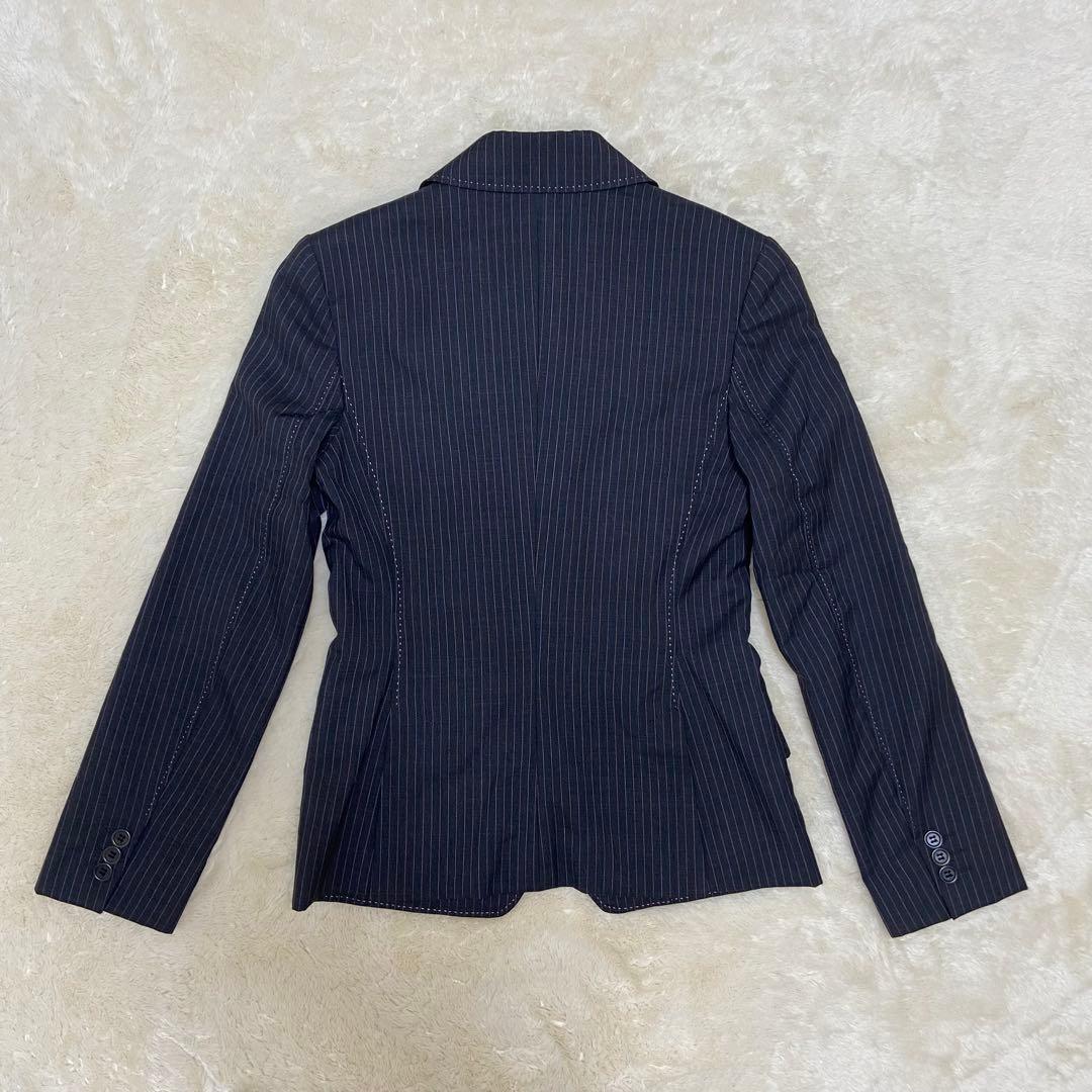 美品✨️Paul Smith モヘア ストライプ ワイドパンツ ビジネススーツ