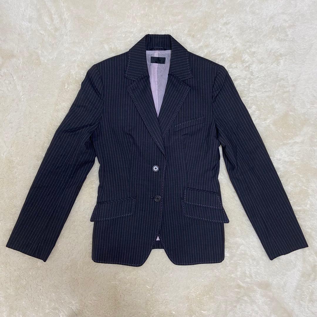 美品✨️Paul Smith モヘア ストライプ ワイドパンツ ビジネススーツ