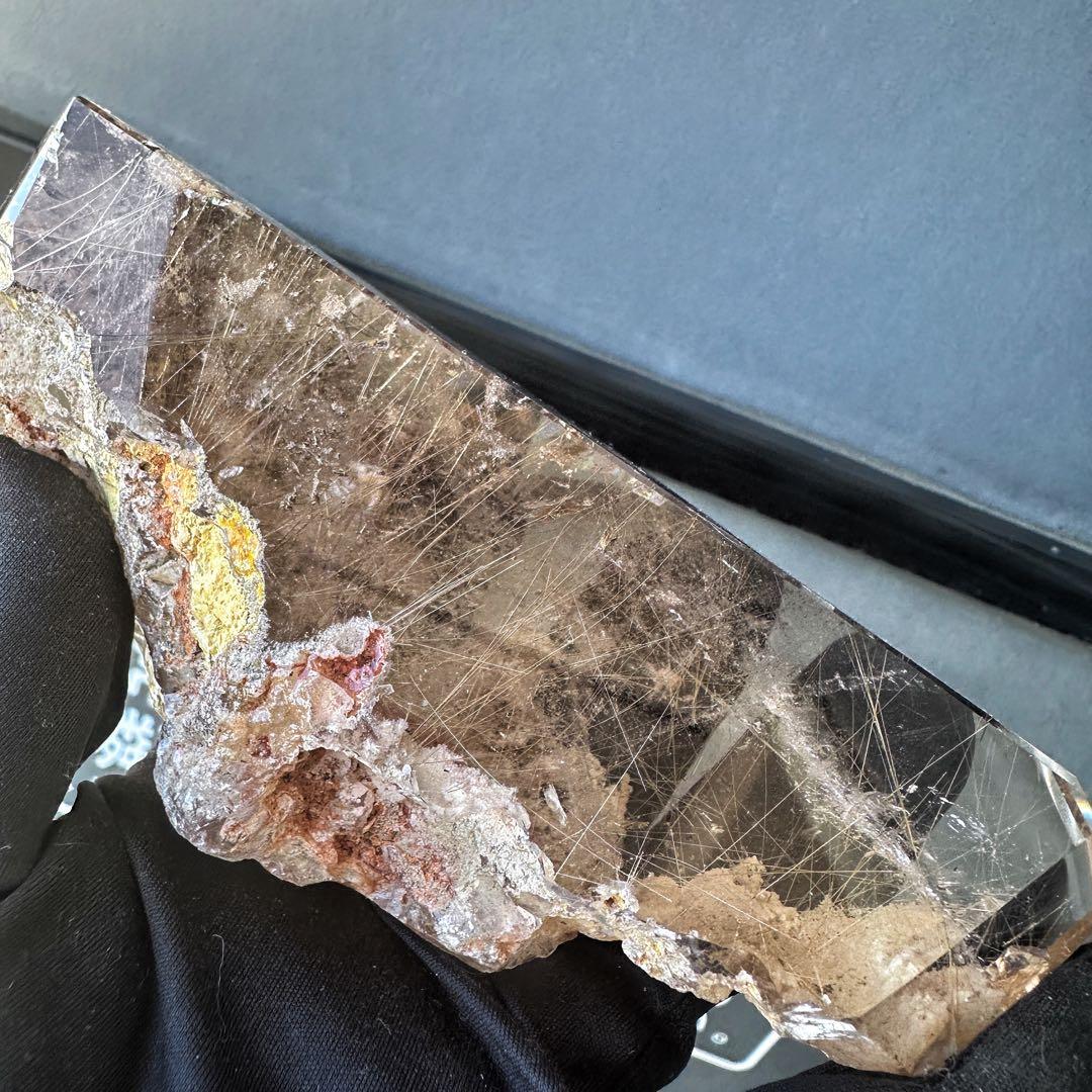 希少❗️別格高級品❗️虹入り☆スモーキー チルクォーツ&ガーデンクォーツA1102