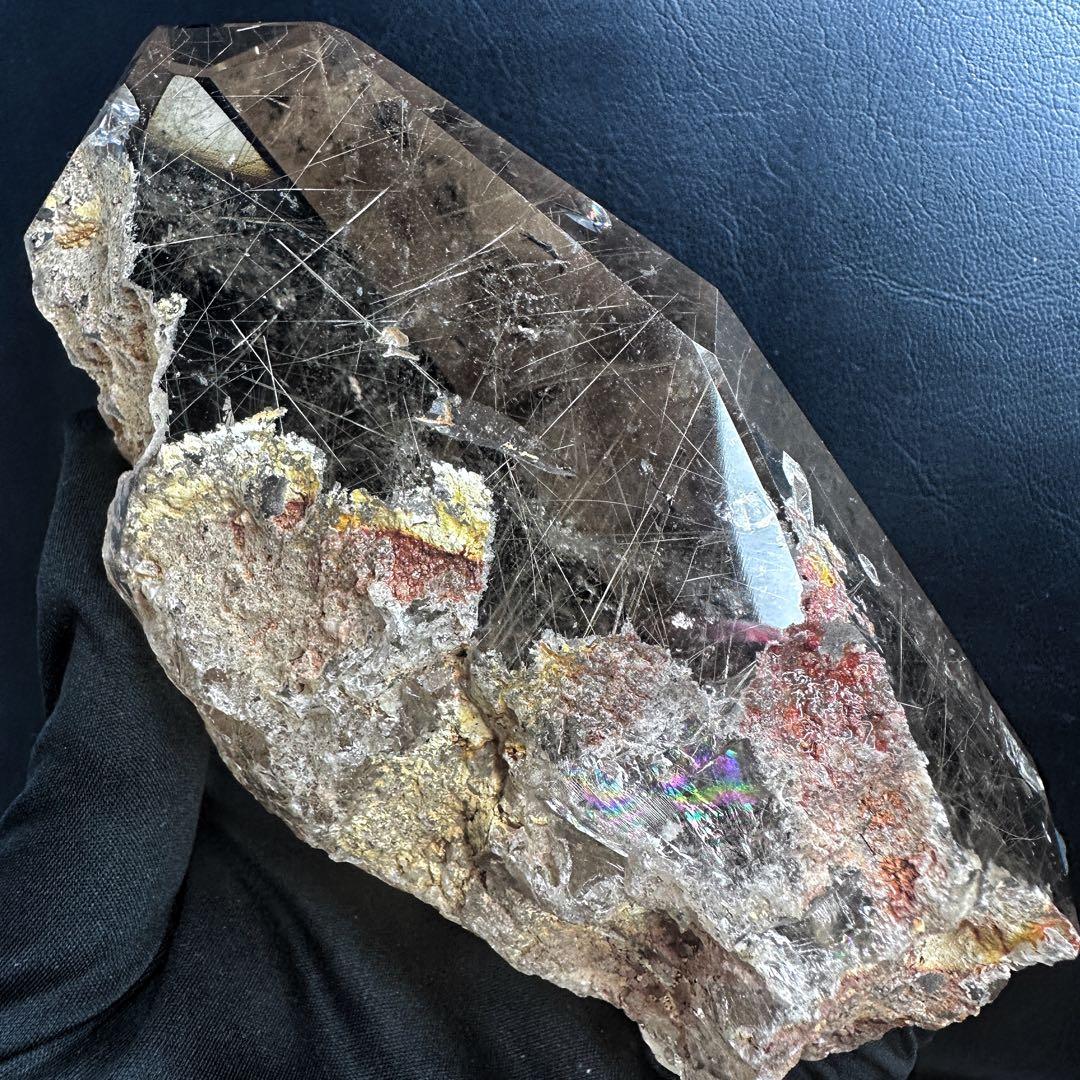 希少❗️別格高級品❗️虹入り☆スモーキー チルクォーツ&ガーデンクォーツA1102