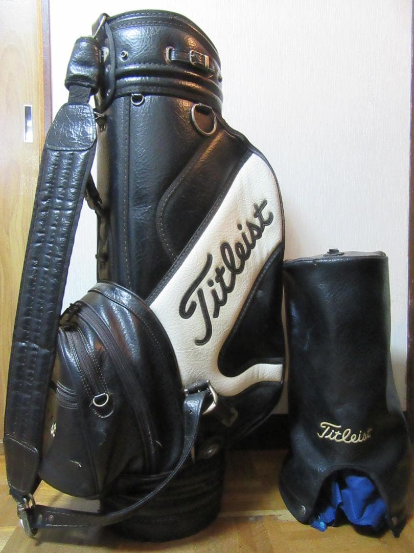 ★☆★タイトリスト★Titlest★3点式★ゴルフバック★黒/白★③★☆★