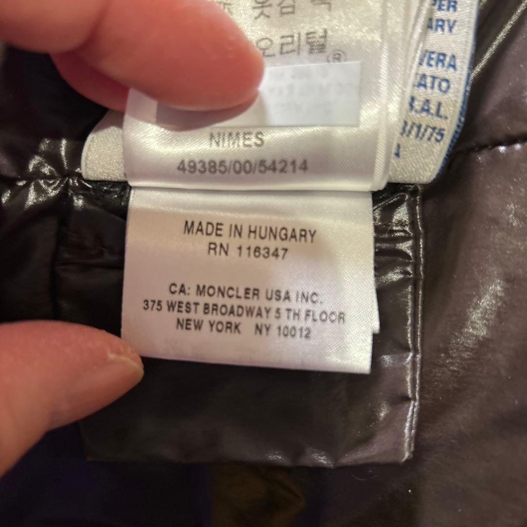 あ　MONCLERモンクレール　ロングダウンジャケットS