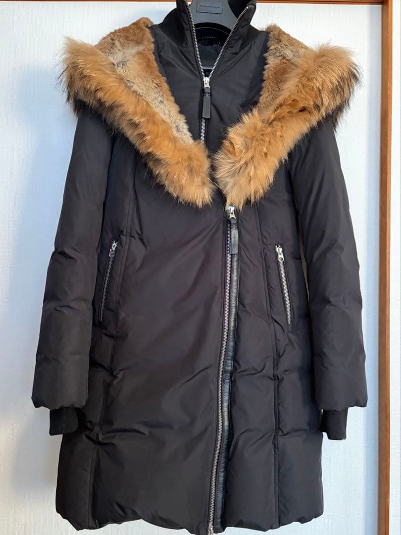 マッカージュ☆ラグジュアリーなファー付 ロングダウン