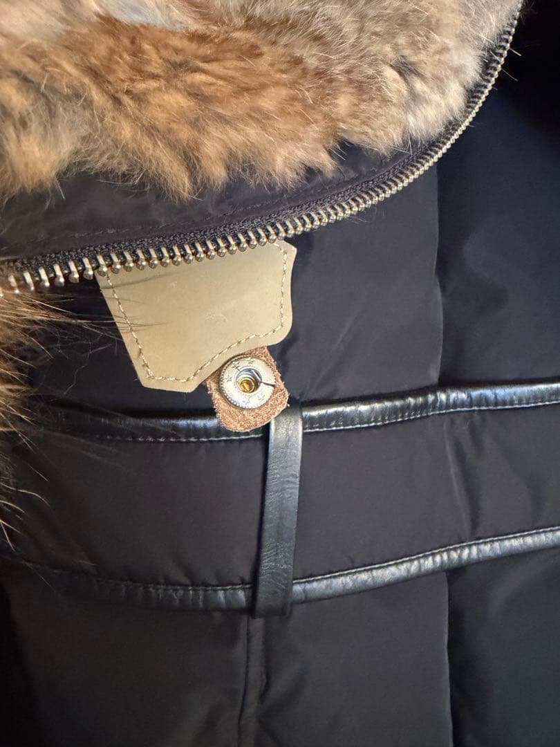 マッカージュ☆ラグジュアリーなファー付 ロングダウン