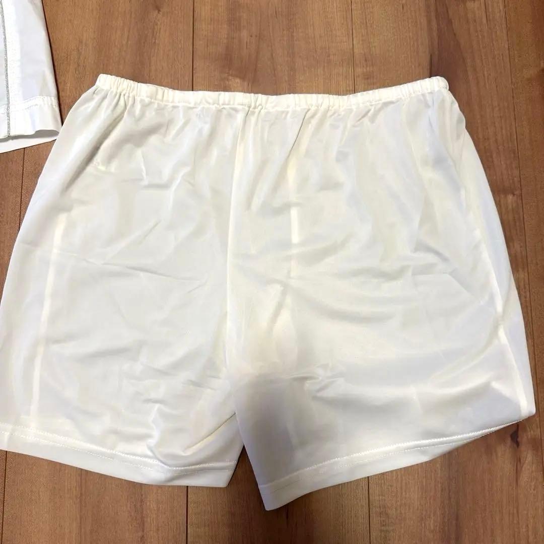 ヒールクリーク　長袖ポロシャツ　スカート　セットアップ　ホワイト　サイズ40