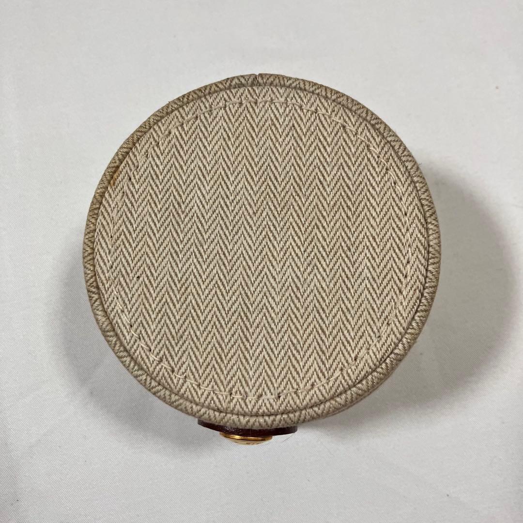 エルメス　シュガーボックス　ジュエリーボックス　時計ケース　ヘリンボーン柄