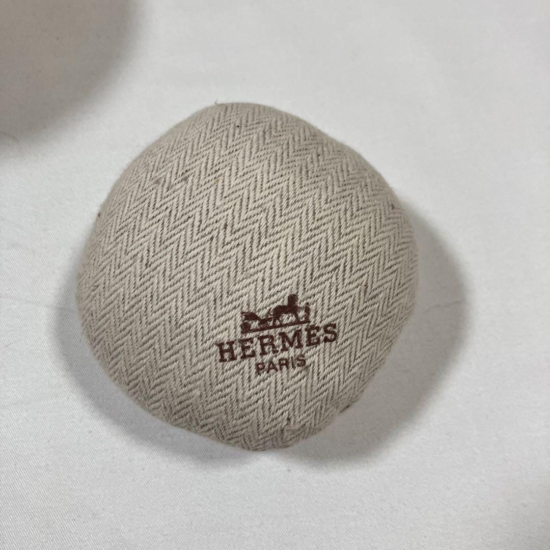 エルメス　シュガーボックス　ジュエリーボックス　時計ケース　ヘリンボーン柄