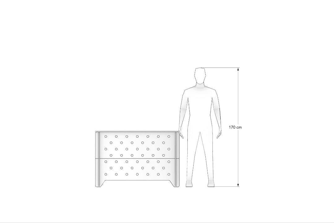 カインズホーム　CAINZ　CDM　持ち運びできるカウンターテーブル L