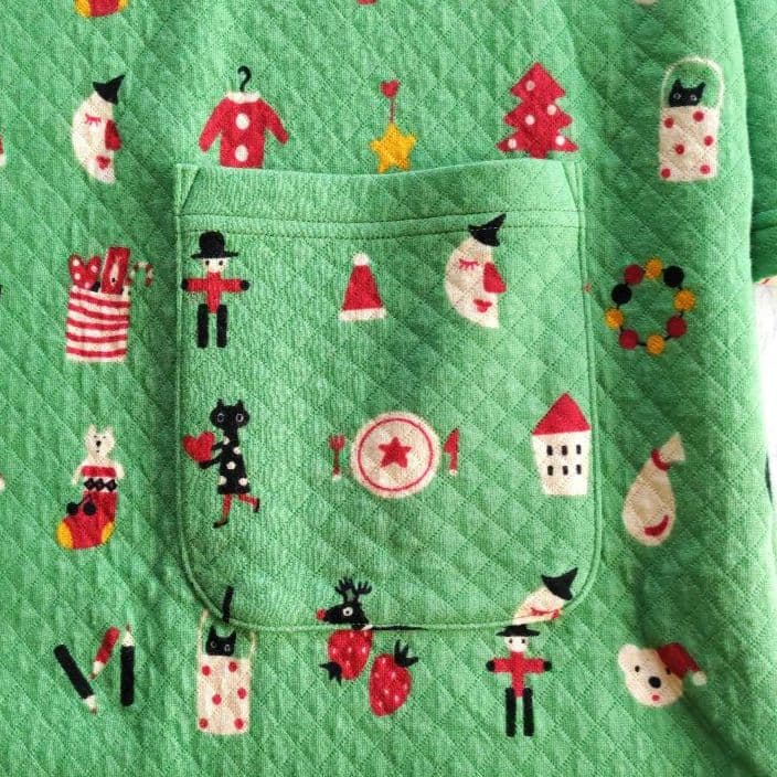 新品　マタノアツコルームウェア　ネグリジェ　あったか素材ワンピースパジャマ　Ｍ