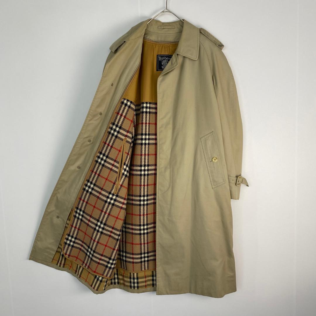 バーバリー　トレンチコート　ノバチェック　インナー付き　綿　ベージュ