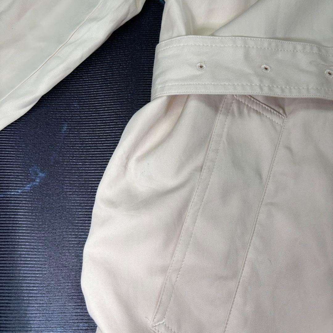 【新品未使用】COACHコーチ トレンチコート ベルテッド クリーム Lサイズ