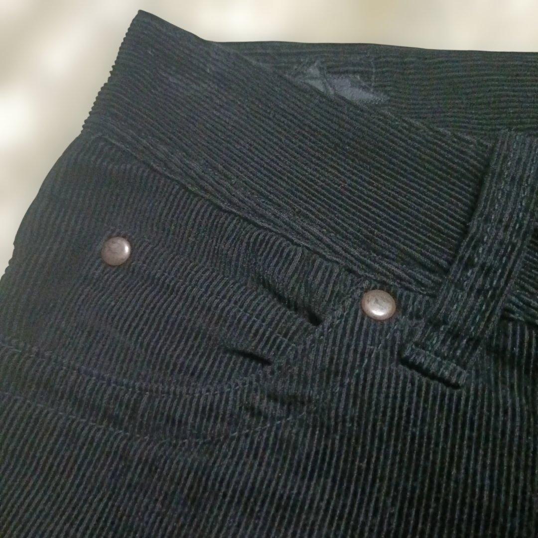 【希少】Stussy ステューシー コーデュロイパンツ ブラック 26 刺繍入り
