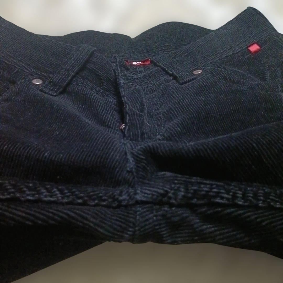 【希少】Stussy ステューシー コーデュロイパンツ ブラック 26 刺繍入り