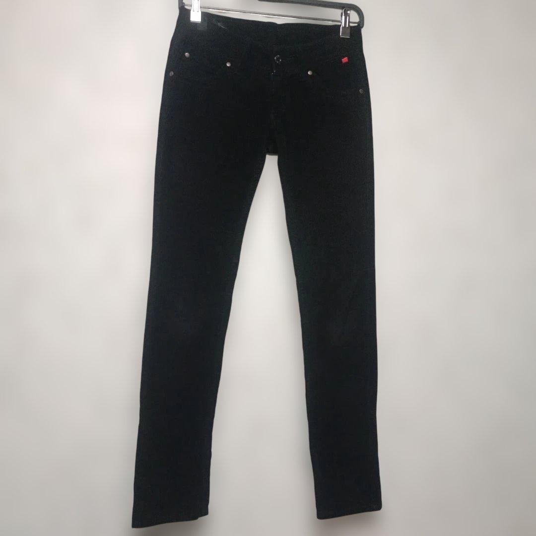 【希少】Stussy ステューシー コーデュロイパンツ ブラック 26 刺繍入り