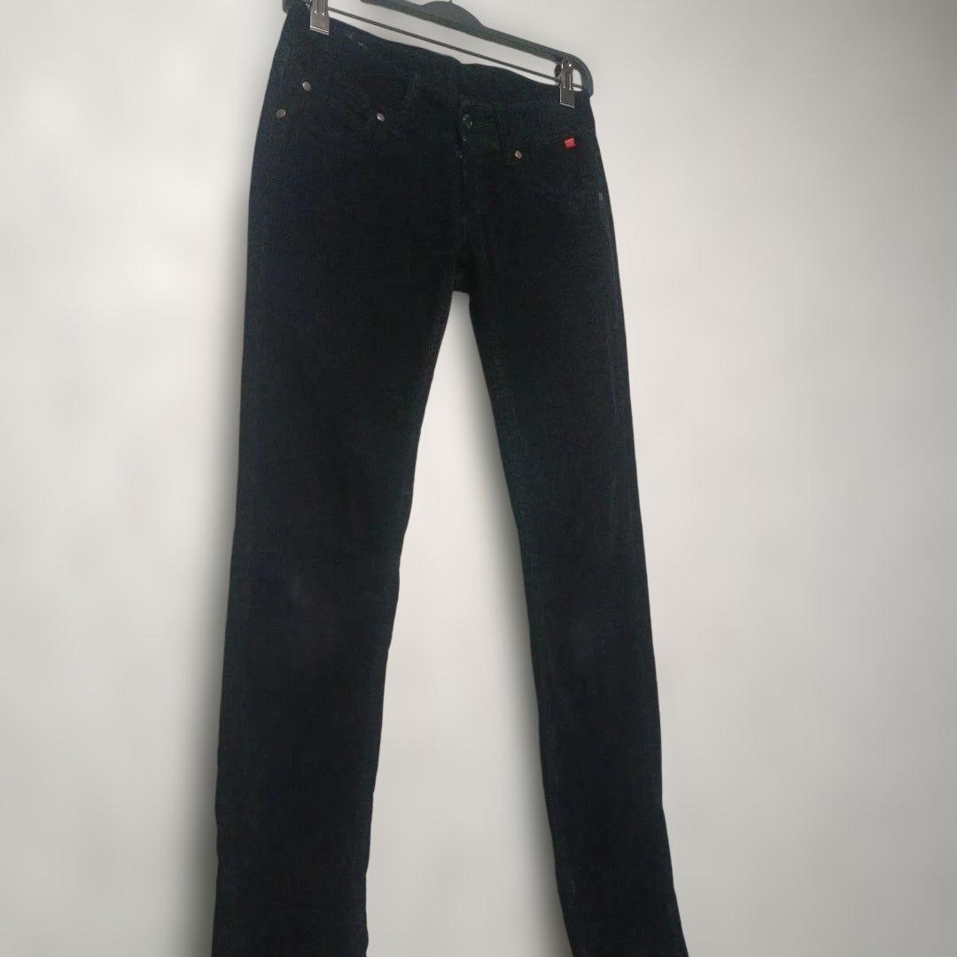 【希少】Stussy ステューシー コーデュロイパンツ ブラック 26 刺繍入り