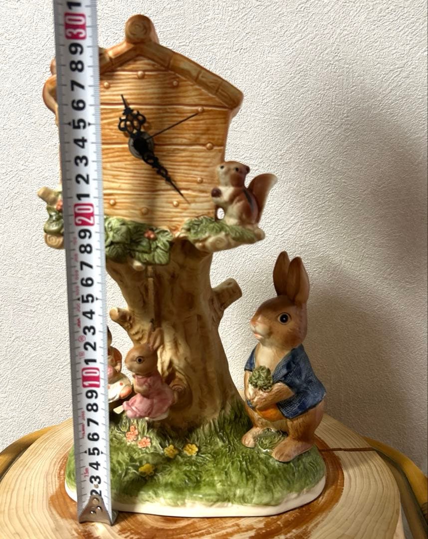 BelArt ベルアート ピーターラビット　振り子時計　陶器