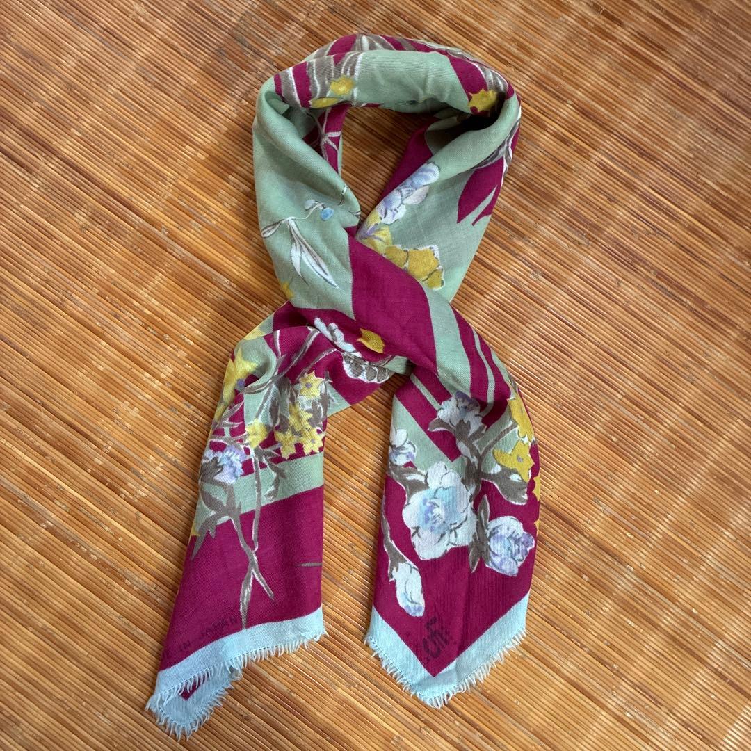 45r ウール　大判ストール　風呂敷