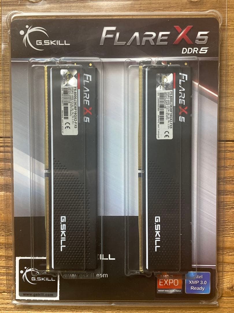 メモリー G.SKILL DDR5 32GB(2x16GB) 6000MHz