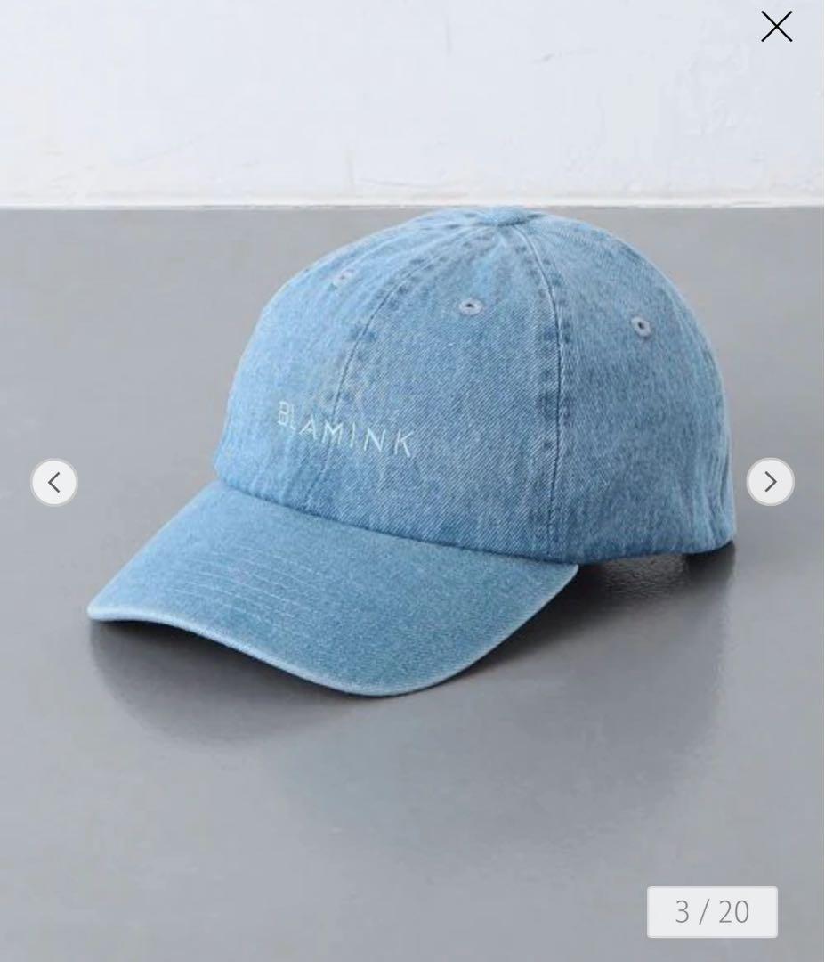 BLAMINK ブラミンク［未使用］ロゴキャップ　デニム