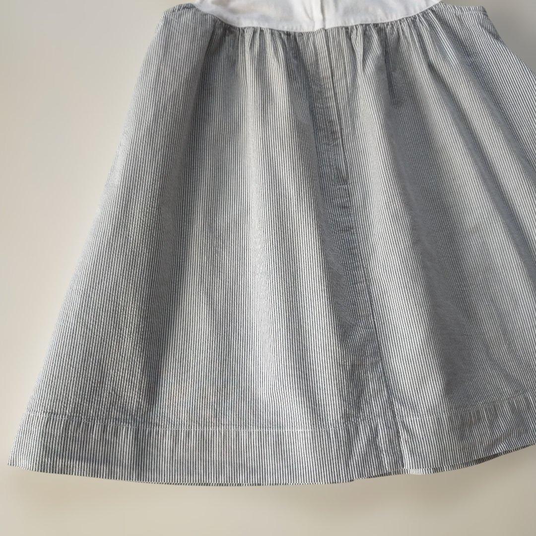 美品★2024SS★90cm familiar セーラー衿半袖ワンピース