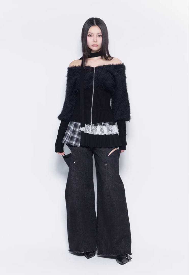 スカート theredthread S half mini skirt bug check