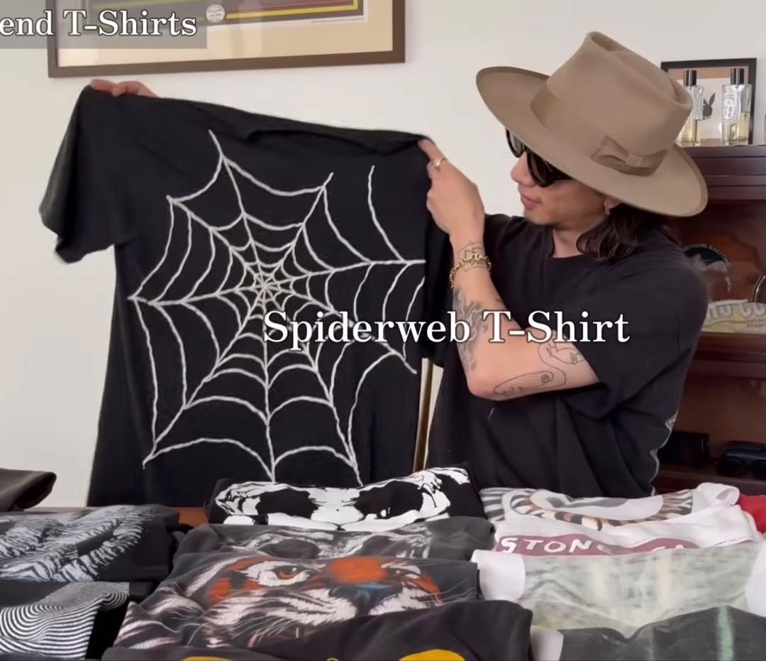 80s Spider web T-shirt THISMAN 大野着用　山田蓮