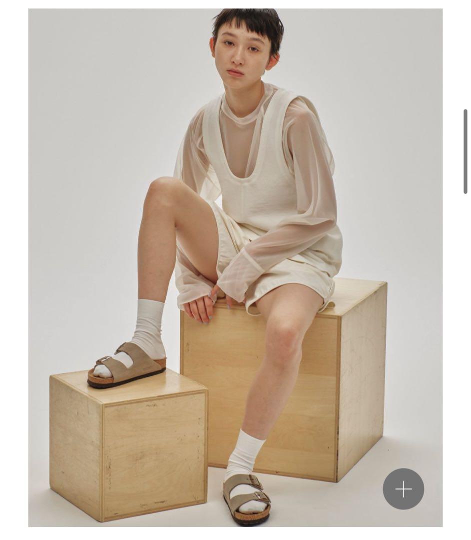 トップス back satin tanktop todayful