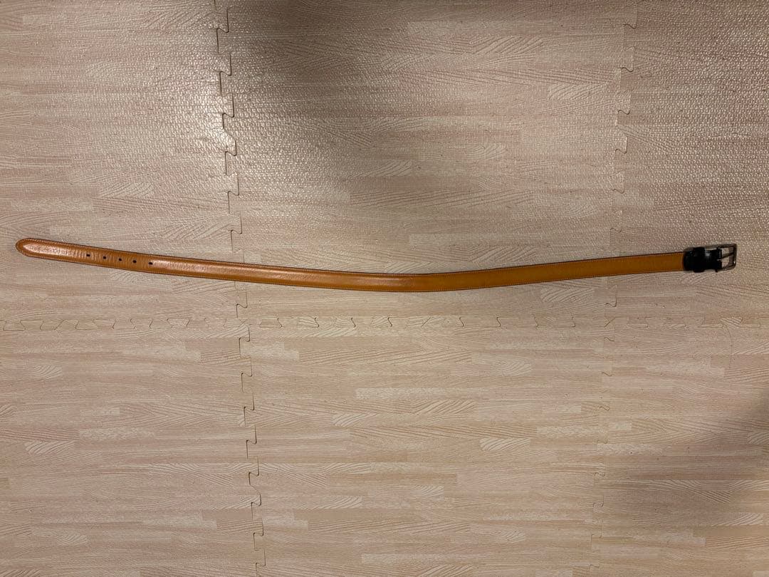 GANZO　ブライドルレザー　ベルト　黒　LLサイズ