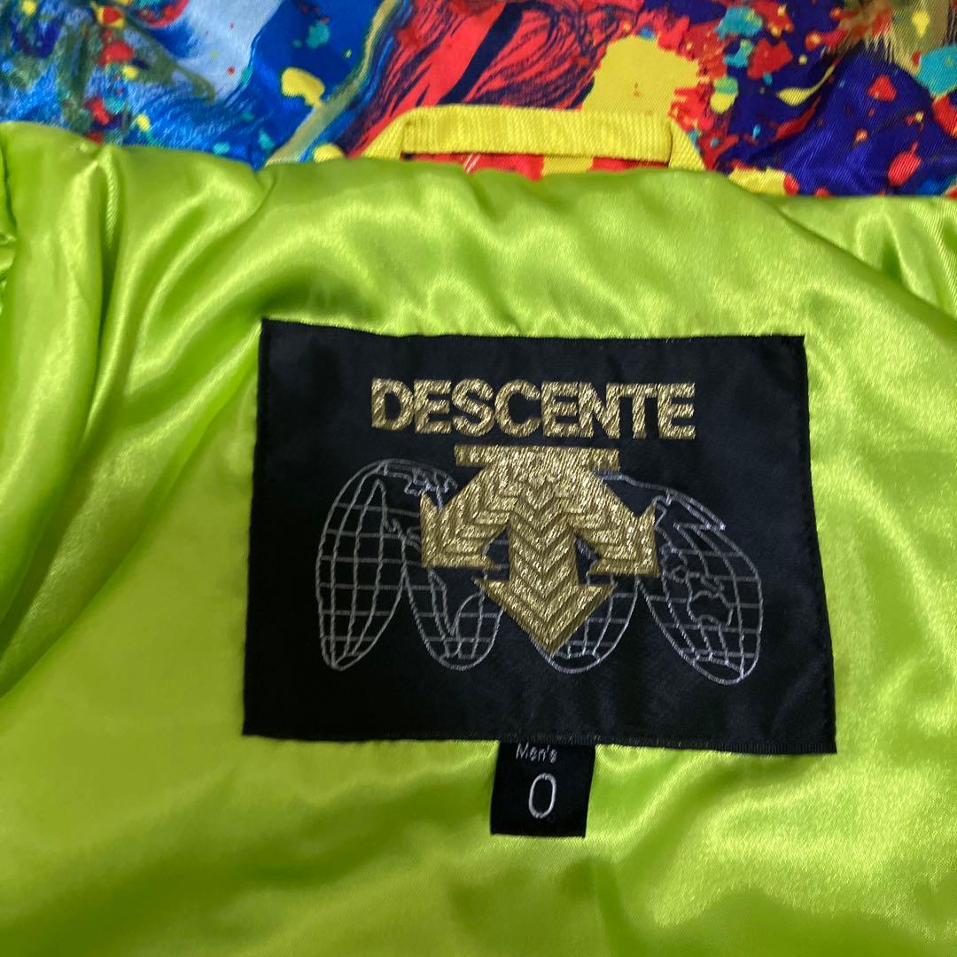 レア★美品★DESCENTE スキースノーボードウェア上下カラフル紫黄色Ｏサイズ