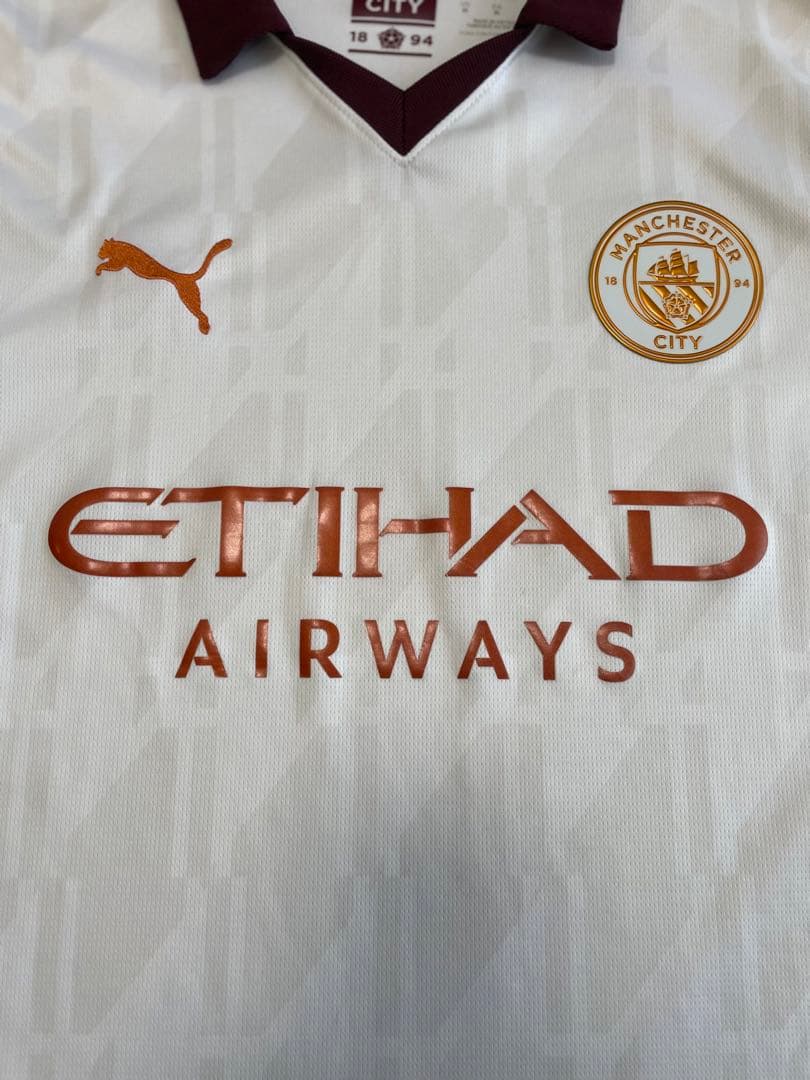 マンチェスターシティ 23/24 アウェイユニフォーム　M