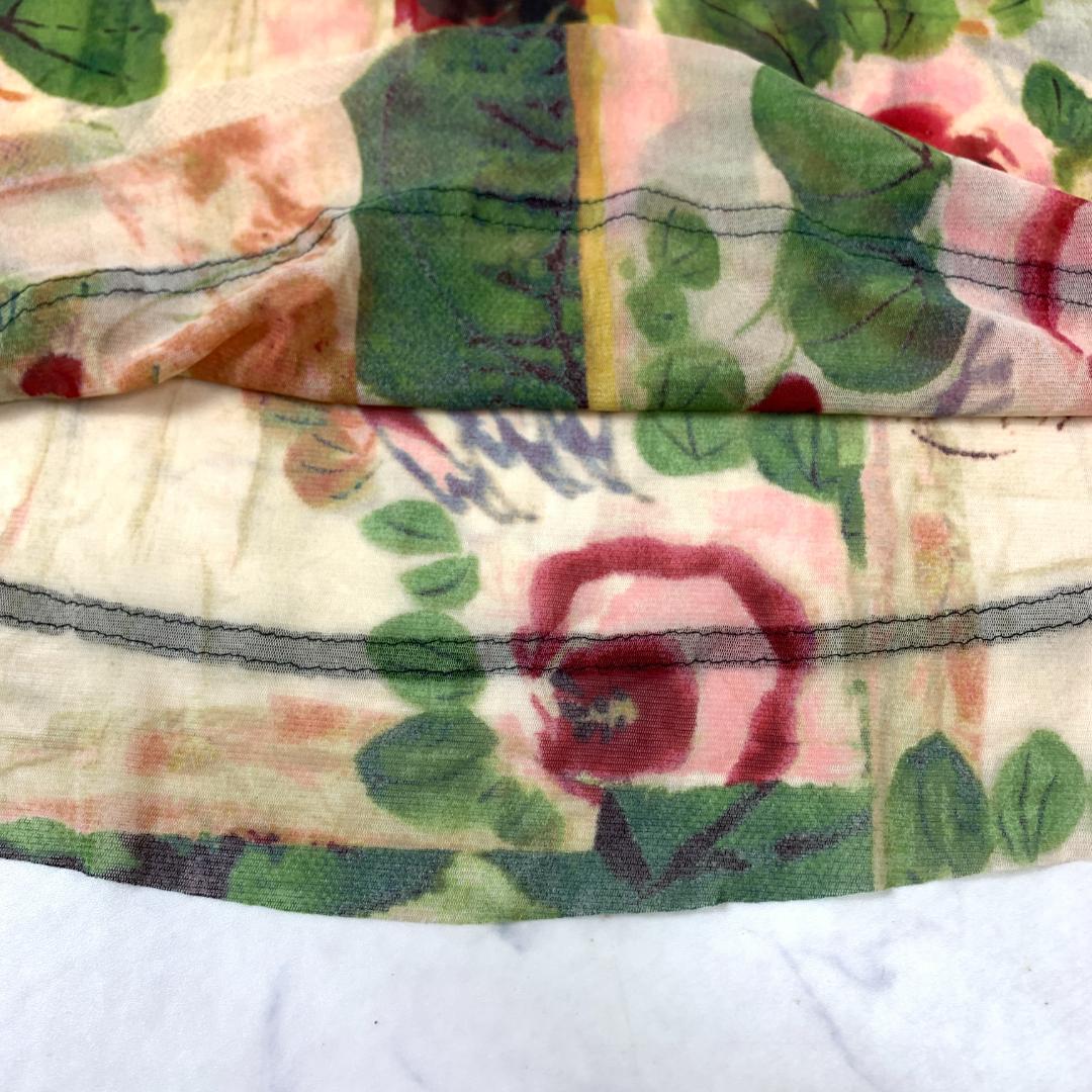 LA7841 ジャンポール ゴルチエ ナイロン メッシュスカート ベージュ 40