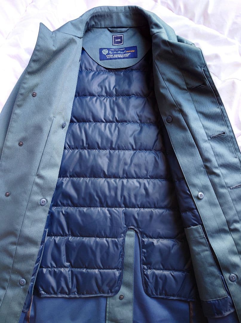 美品 SHIPS別注ロロピアーナ STORMSYSTEM ステンカラーコート S