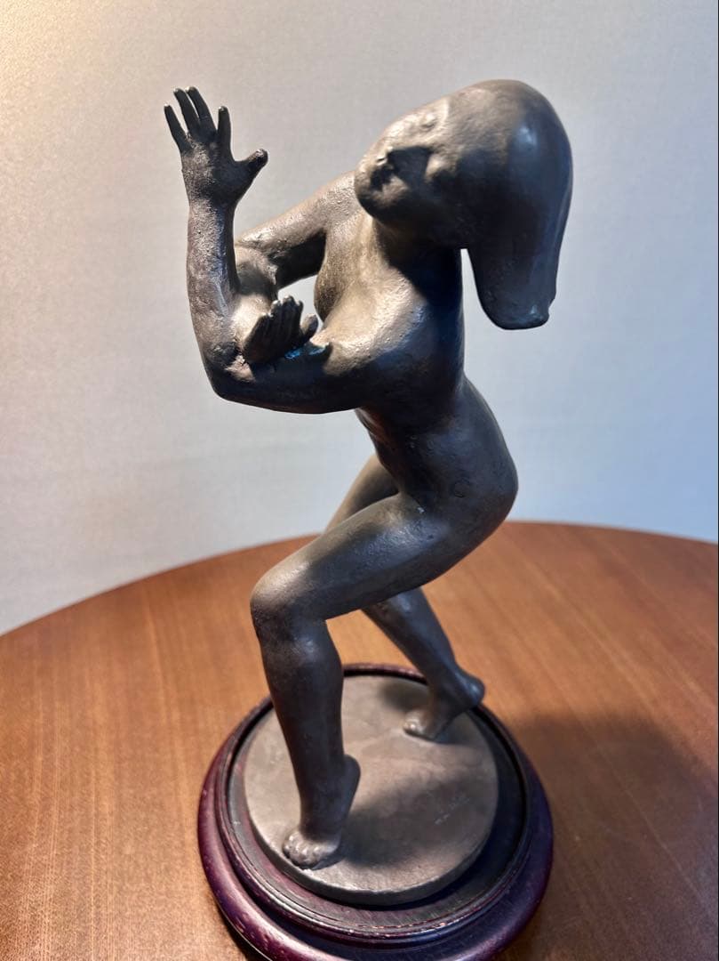 館野弘青 作「律動」 裸婦像 ブロンズ像