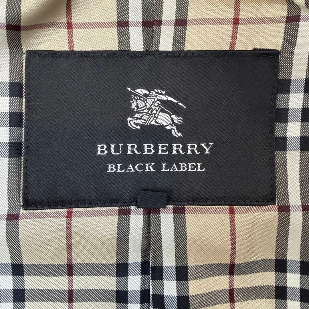 バーバリー　ブラックレーベル　ステンカラーコート M カシミヤ10%入り