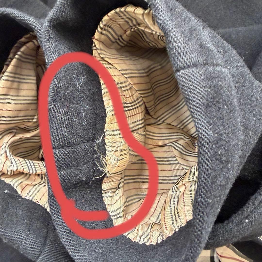 バーバリー　ブラックレーベル　ステンカラーコート M カシミヤ10%入り