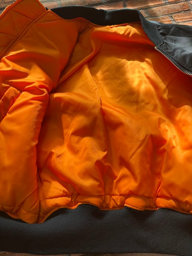 ALPHA INDUSTRIES MA-1 フライトジャケット L ネイビー