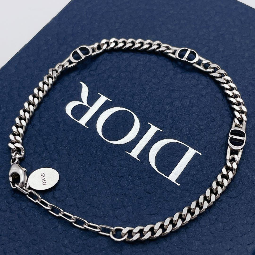 Christian Dior ブレスレット　アイコン　CD シルバー925 喜平