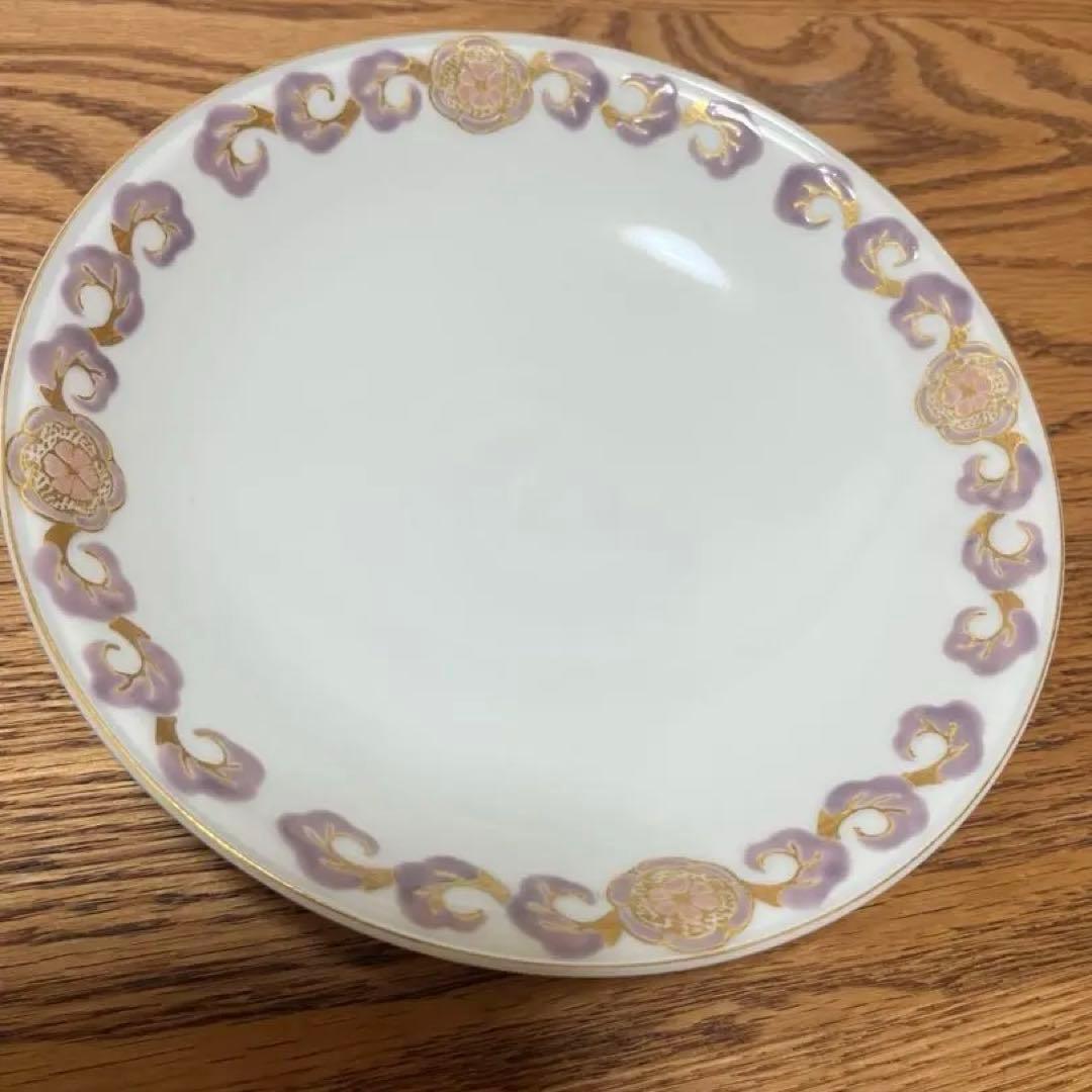 清水焼　京焼　東哉　音羽窯 6寸皿(中皿)　5枚セット