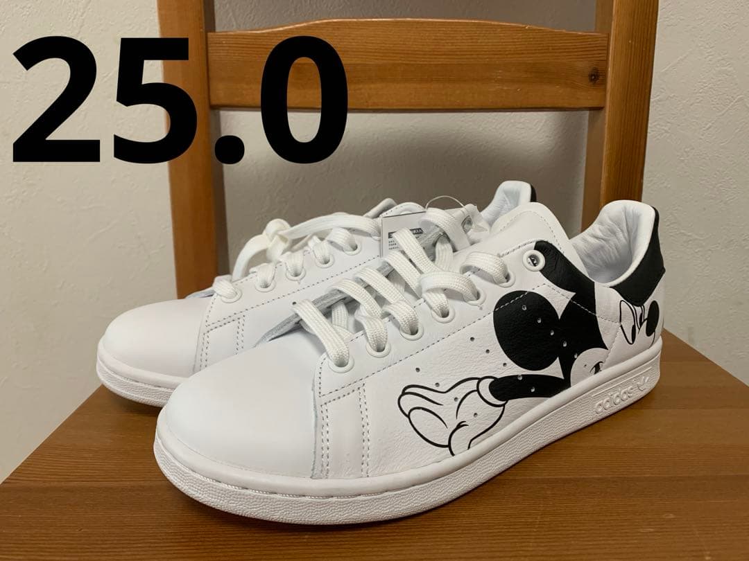 SALE！　新品 adidas Stan Smith 男女兼用 ミッキー 25㎝