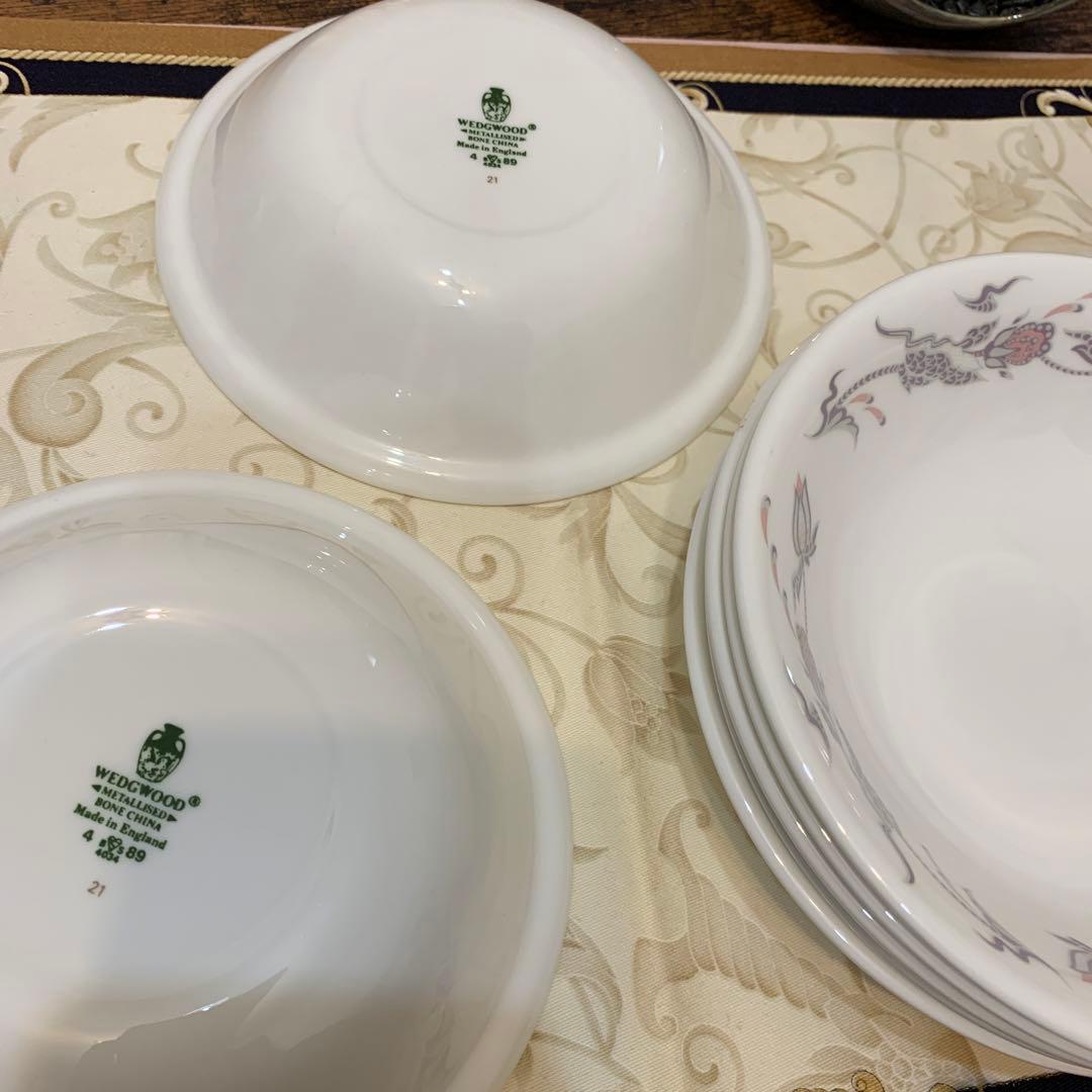 ウェッジウッド メタライズド　サラダボウル　フルーツボウル　小皿　6枚