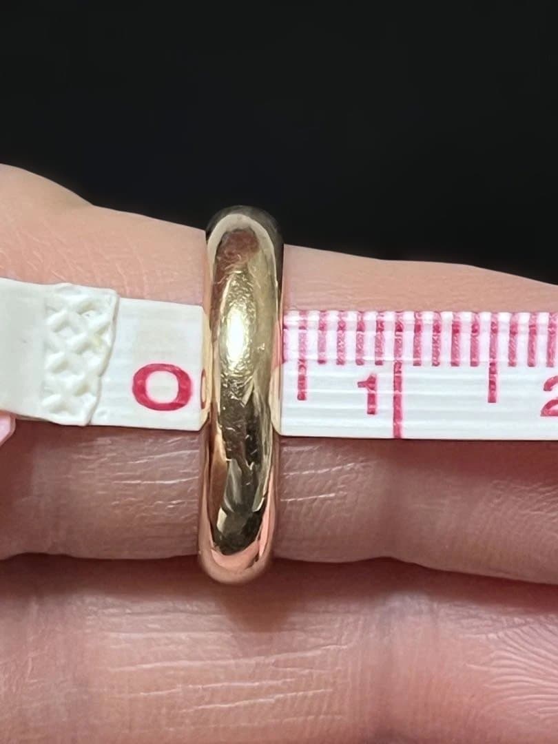 K18 甲丸リング　13号