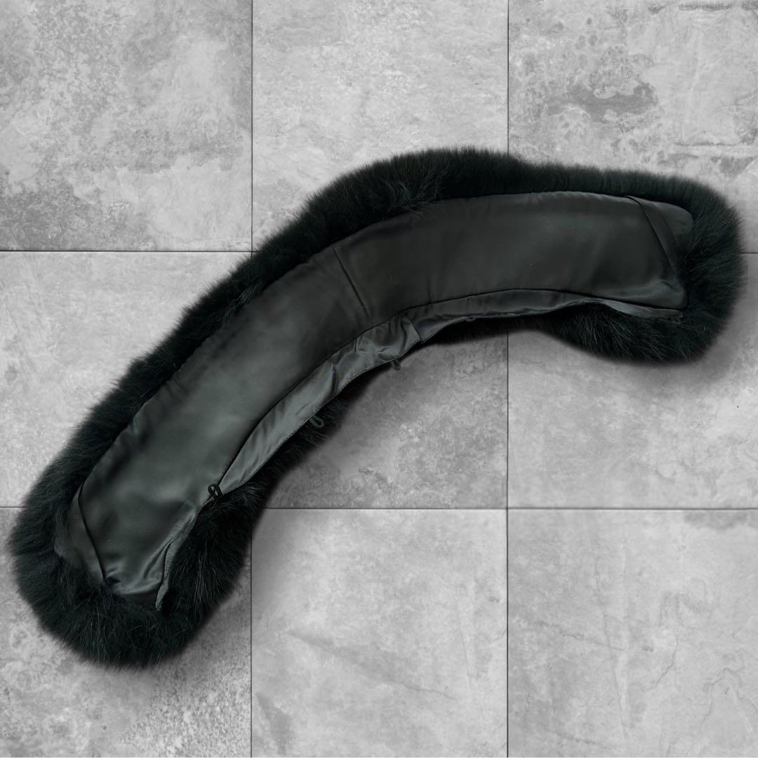 【カシミヤ100%】bistrot cinq ロングコート ファー 2way L