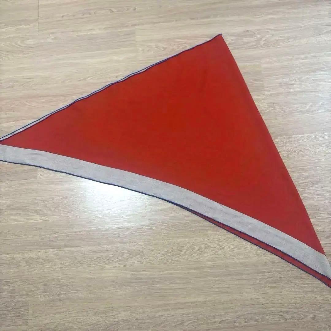 エルメス　カシシル　トライアングルジェアン　カシミアシルク　美品　スカーフ