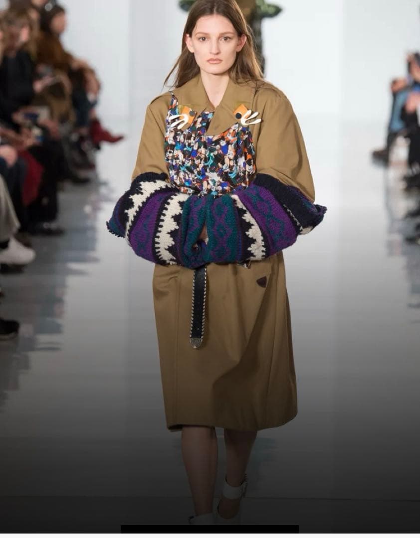 【極美品】白タグ メゾンマルジェラ トレンチコート オーバーサイズ 42