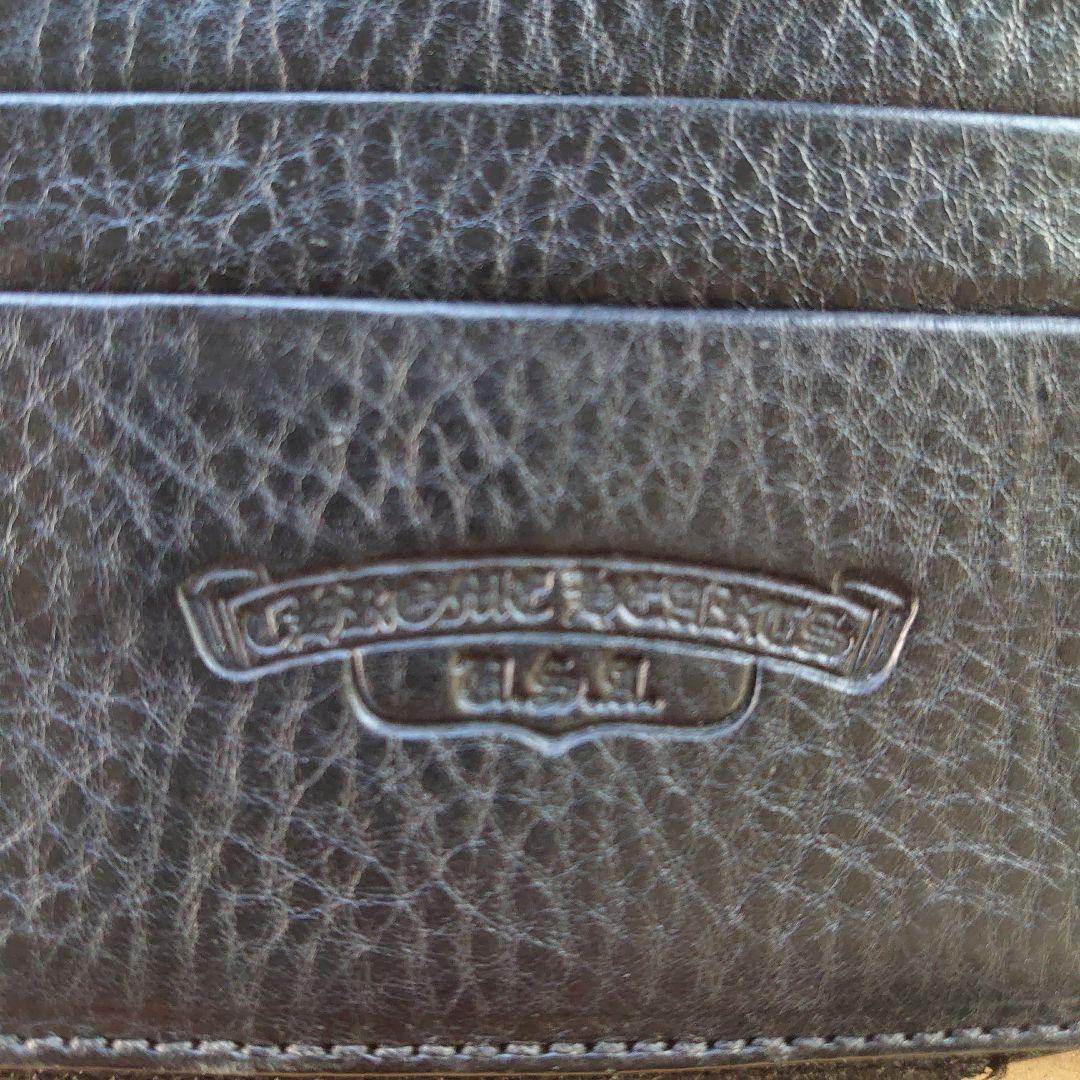 wクロムハーツ ウォレット黒