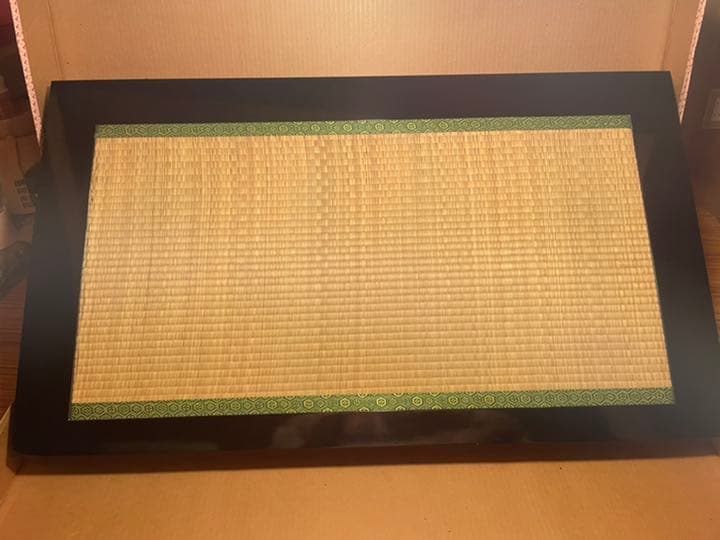 都黒塗り畳台　高級　日本飾り　和装飾