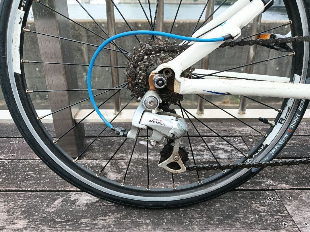 GARNEAU ロードバイク ホワイト/ブルー 20インチ