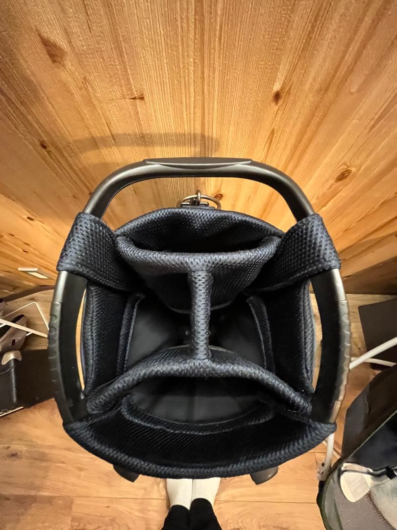 BEAMS GOLF チェック柄キャディバッグ