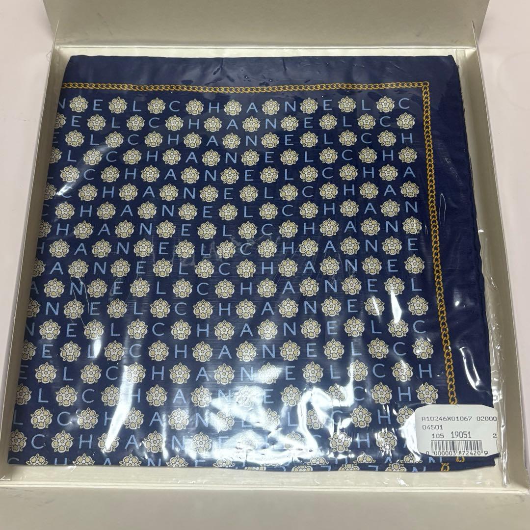 CHANEL シャネル シルク100% イタリア製 スカーフ