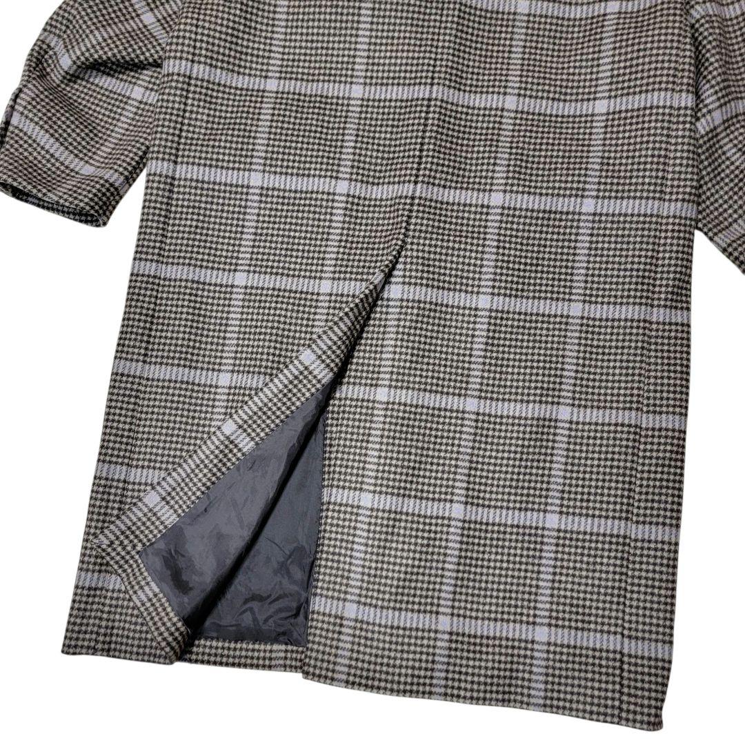 完売 マンテコ UNITED TOKYO チェックオーバーサイズチェスターコート